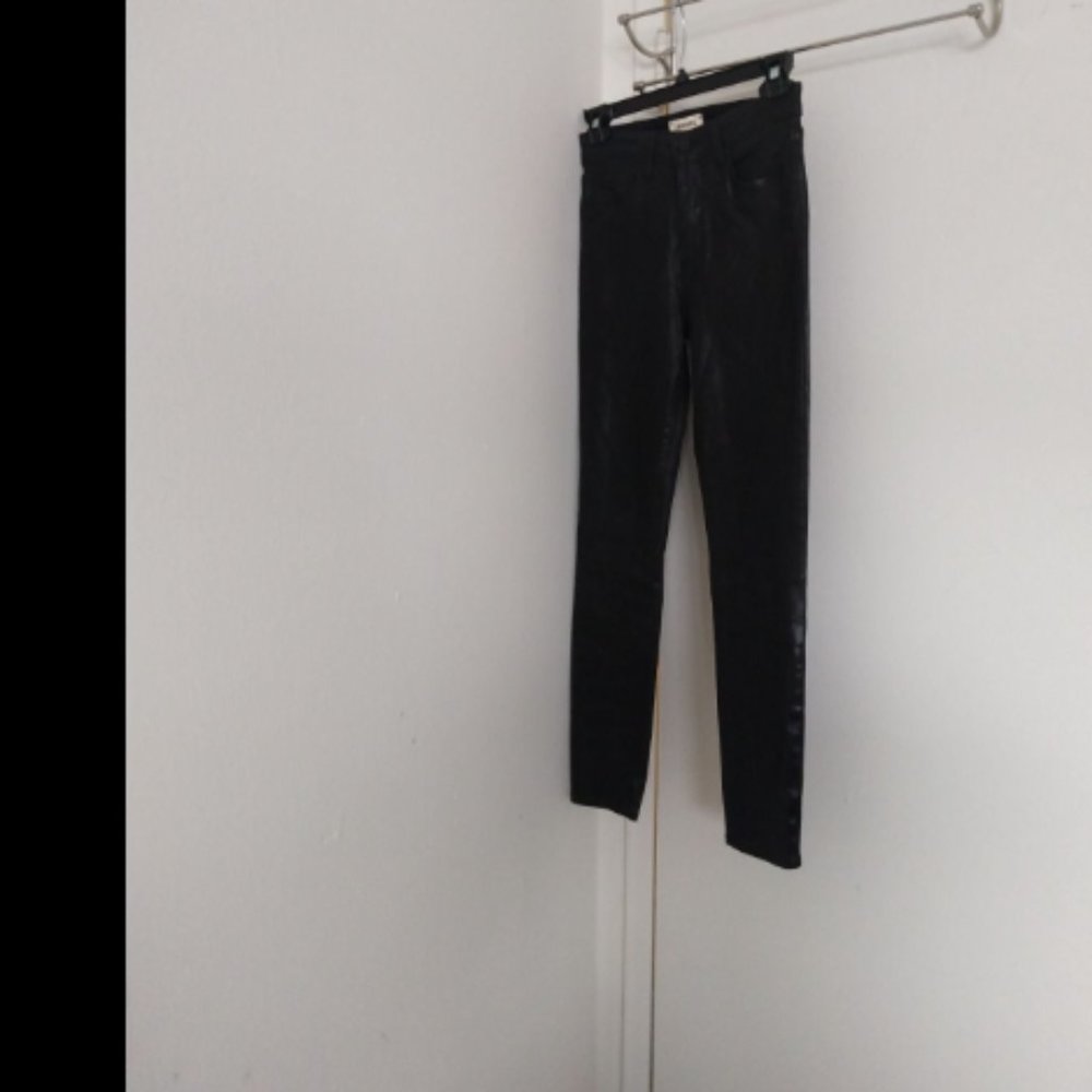 L'Agence Size 26 Metallic Skinny Jeans